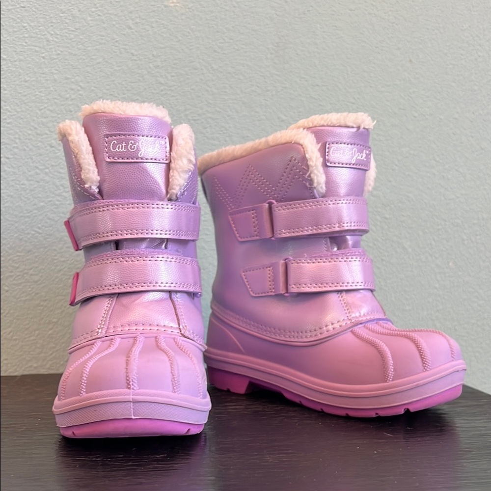 Cat & Jack Lavender Winter Boots